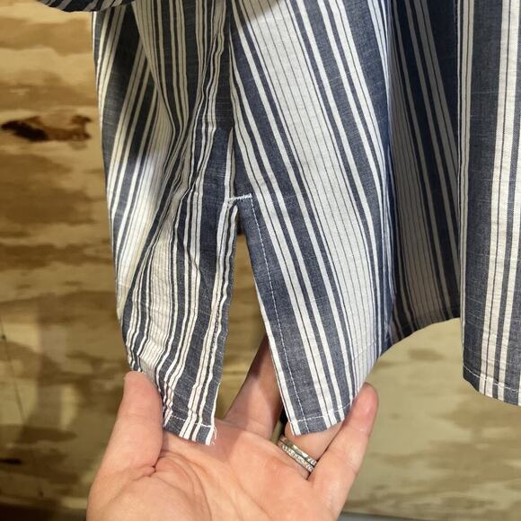 Catherines Embroidered Button Down Peasant Blouse Boho 1/2 Sleeve Size 3XP - Picture 8 of 13